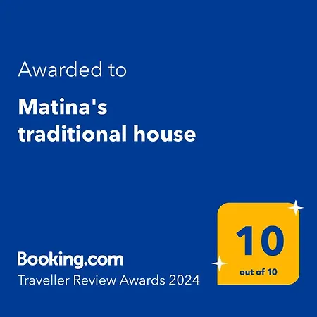 Apartment Matina's Traditional House Haraki